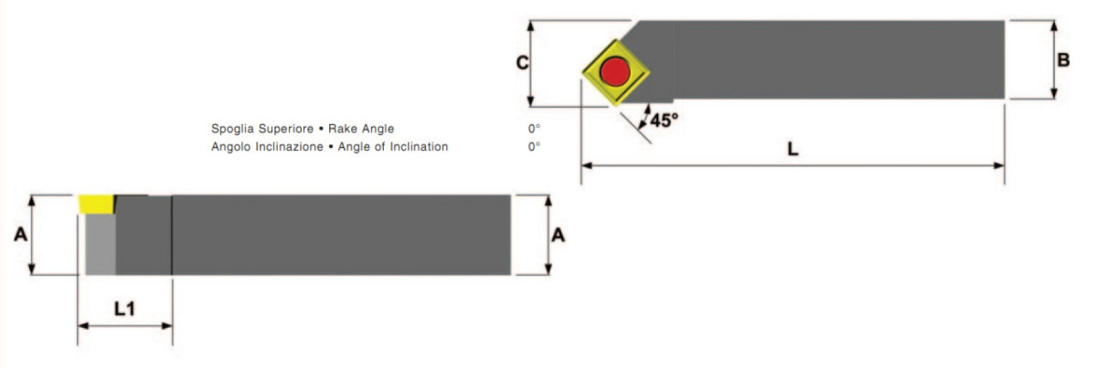 SSSCR / L - SC INSERT - Zenitools Solutions